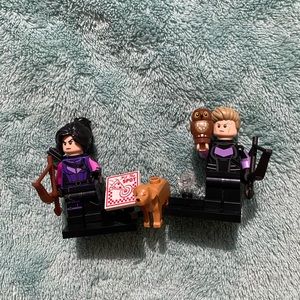 Hawkeye and Kate Bishop Lego Mini Figures Bundle